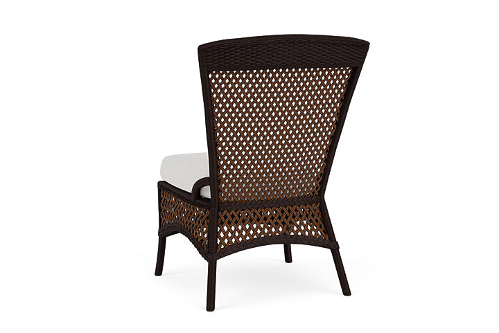 Grand Traverse Armless Dining Chair in Caramel Finish