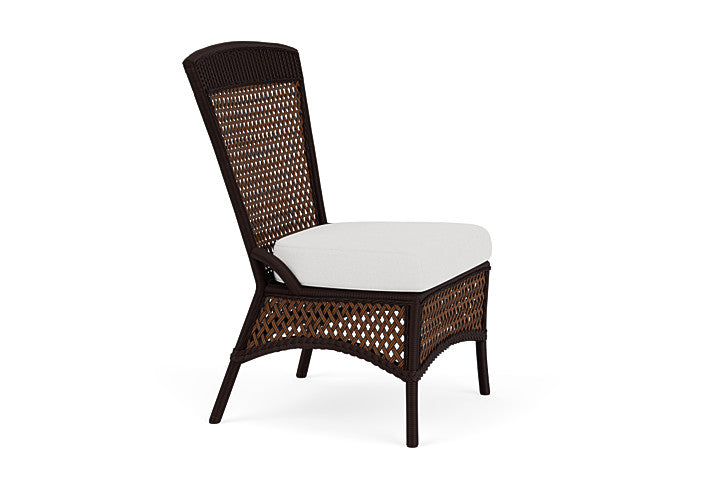 Grand Traverse Armless Dining Chair in Caramel Finish