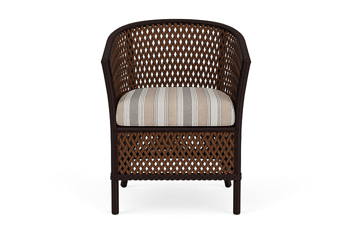 Grand Traverse Barrel Dining Chair in Caramel Finish