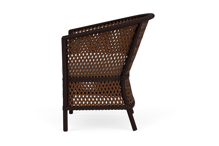 Grand Traverse Barrel Dining Chair in Caramel Finish