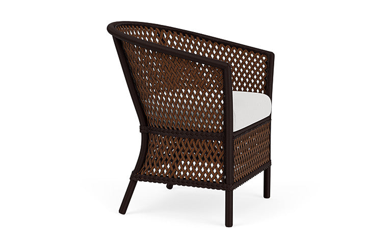 Grand Traverse Barrel Dining Chair in Caramel Finish