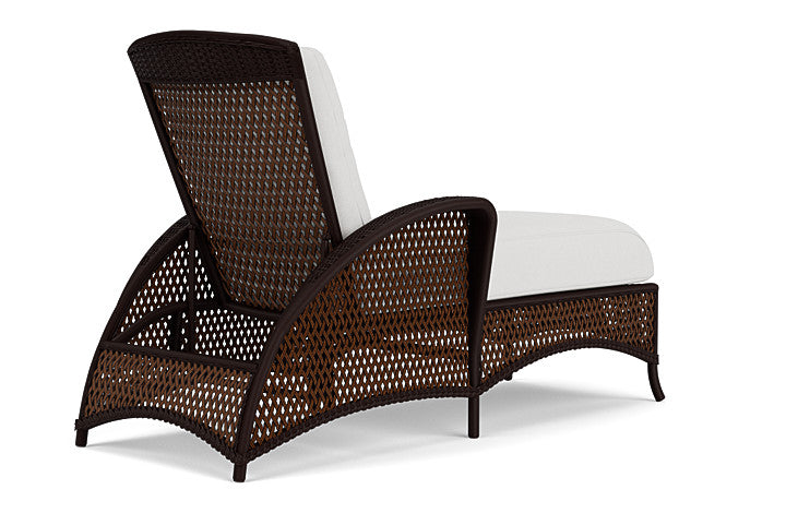 Grand Traverse Chaise in Caramel Finish