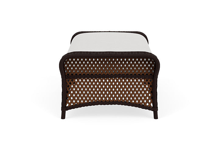 Grand Traverse Large Ottoman in Caramel Finish