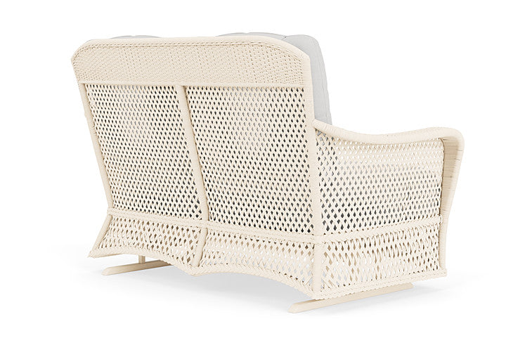 Grand Traverse Loveseat Glider in Caramel Finish