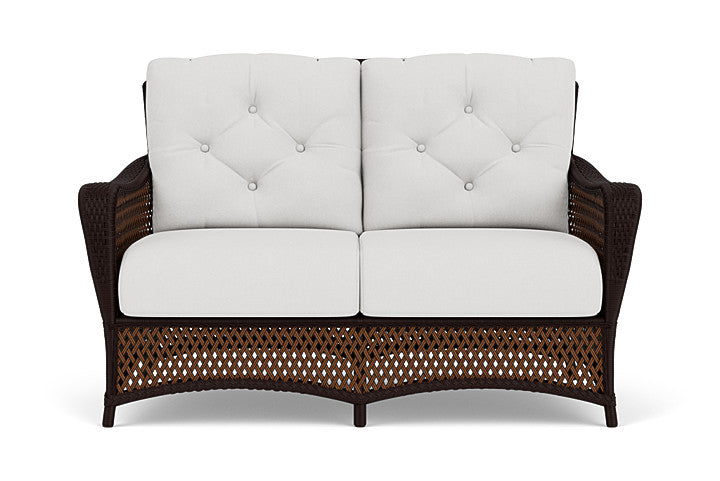 Grand Traverse Loveseat in Caramel Finish