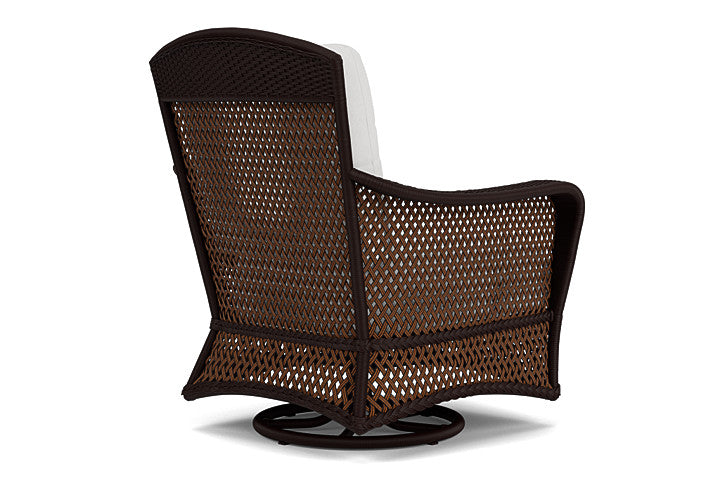 Grand Traverse Swivel Glider Lounge Chair in Caramel Finish