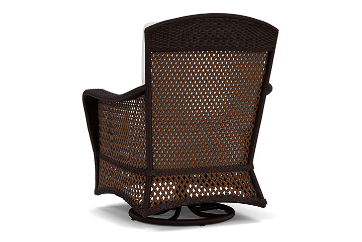 Grand Traverse Swivel Glider Lounge Chair in Caramel Finish