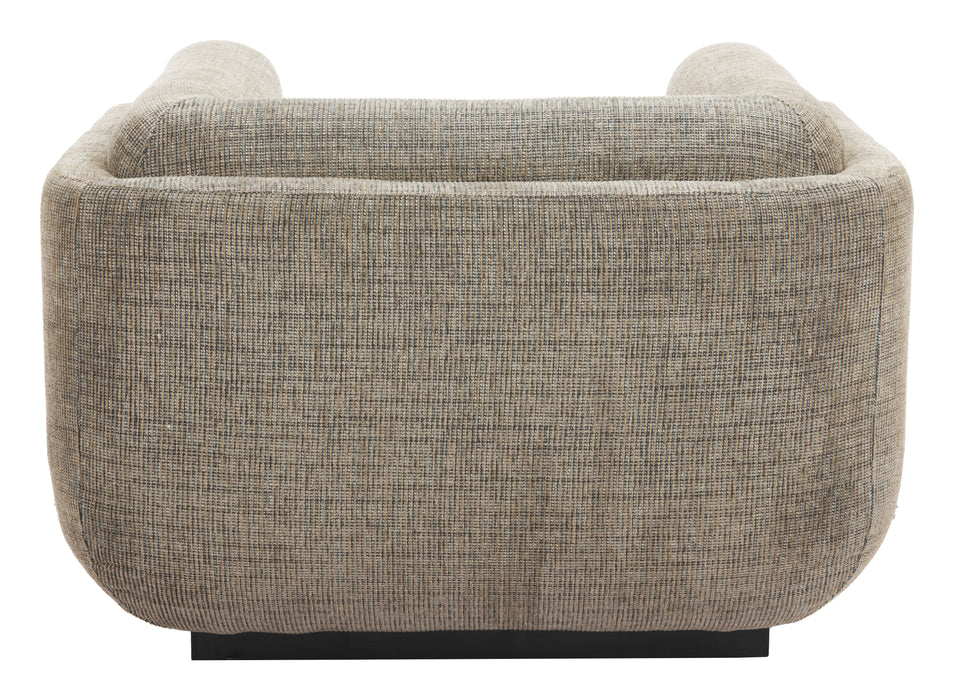 Sereneu Accent Chair Green Tweed