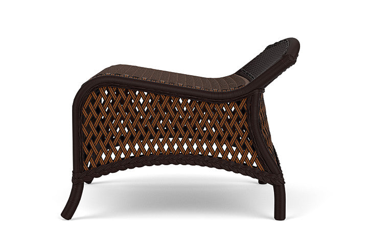 Grand Traverse Ottoman in Caramel Finish