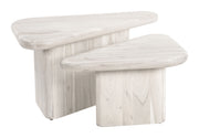 Navidic Coffee Table Set (2-Piece) Whitewashed
