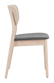 Kellua Dining Chair (Set of 2) Gray & Natural