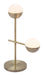 Waterloo Table Lamp White & Bronze