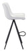 Aki Barstool (Set of 2) White & Black