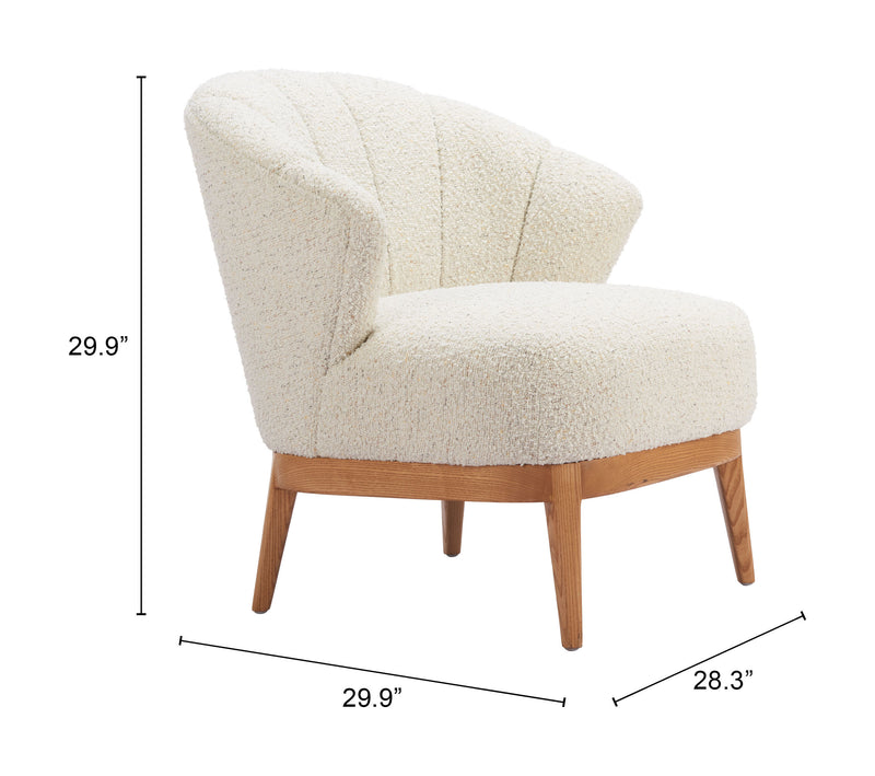 Leque Accent Chair Tawny Beige