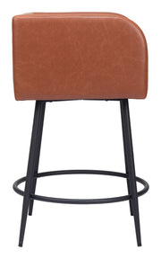 Horbat Counter Stool (Set of 2) Brown