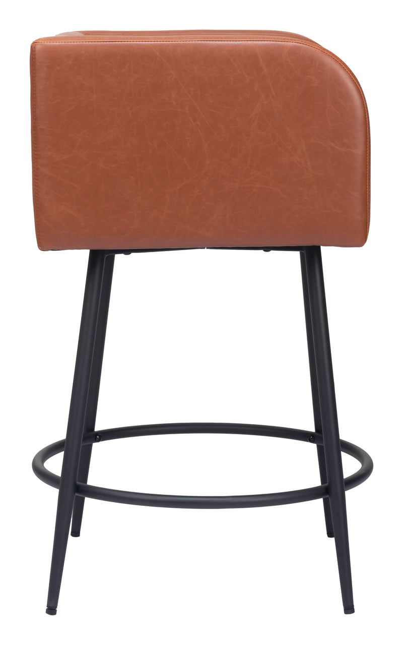 Horbat Counter Stool (Set of 2) Brown