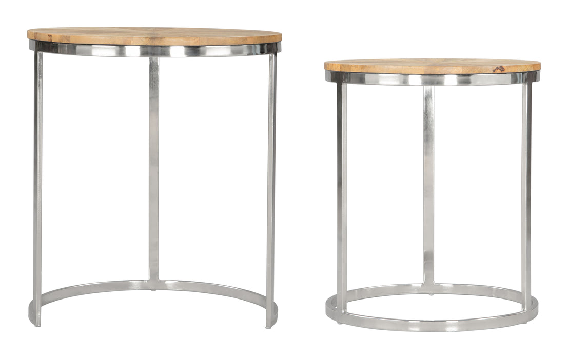 Bari Nesting Table Set (2-Piece) Natural