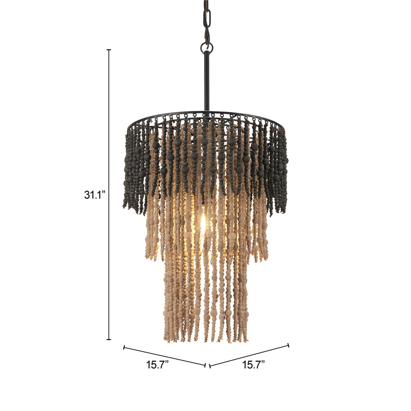 Bizu Ceiling Lamp Black & Beige