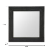 Kare Mirror Black