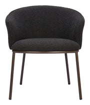 Essen Dining Chair Black & Bronze