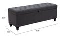 Halifax Storage Bench Gravel Gray