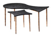 Norden Coffee Table Set (2-Piece) Black & Bronze