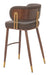Brew Barstool Brown & Walnut