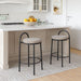 Sisal Counter Stool (Set of 2) Beige Tweed