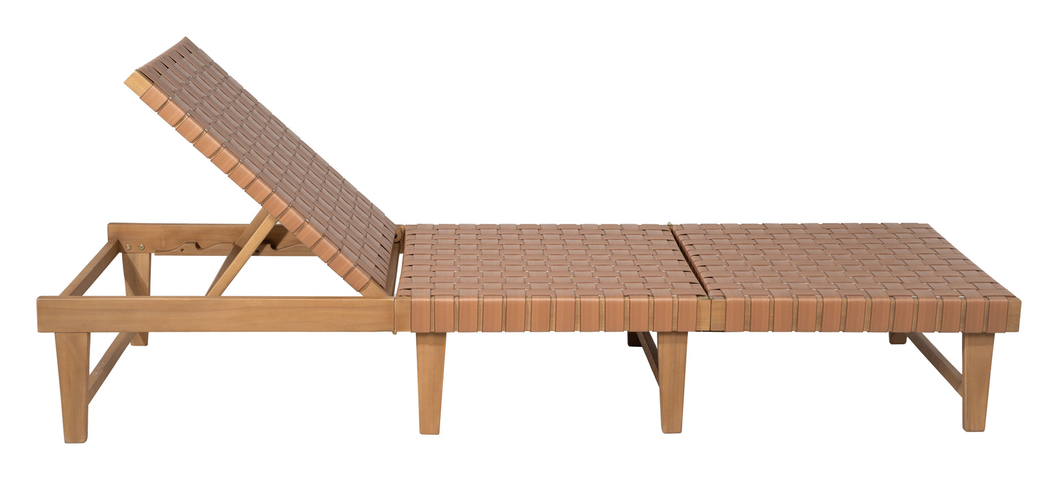 Breath Chaise Lounge Brown