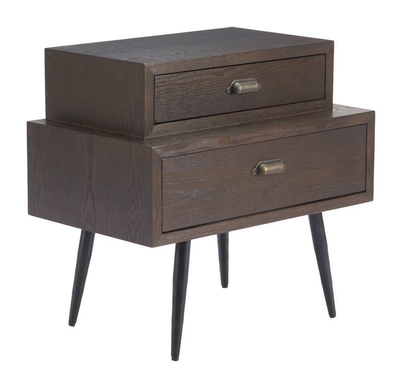 Mechy Side Table Brown