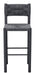 Iska Barstool (Set of 2) Black