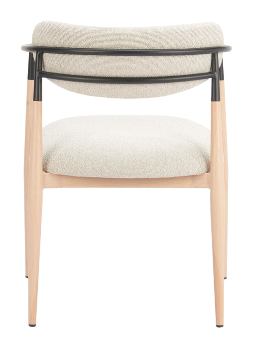 Equinox Dining Chair (Set of 2) Oyster Gray & Natural
