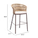 Freycinet Barstool (Set of 2) Natural
