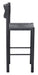 Iska Barstool (Set of 2) Black