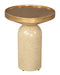 Cendre Side Table Gold & Beige