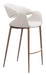 Limay Barstool Beige & Walnut