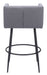 Horbat Barstool (Set of 2) Gray