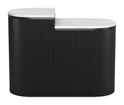 Ormara Side Table Set (2-Piece) White & Black