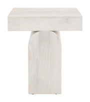 Kiel Side Table Whitewashed