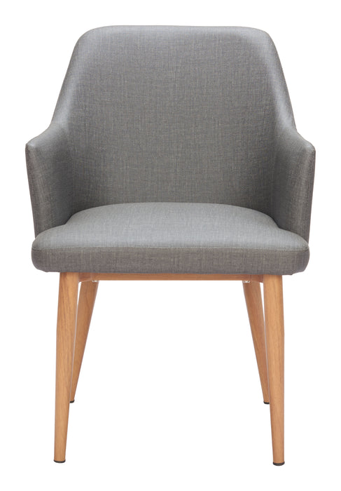 Wisom Dining Chair (Set of 2) Gray