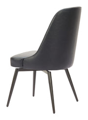 Keppel Swivel Dining Chair (Set of 2) Black