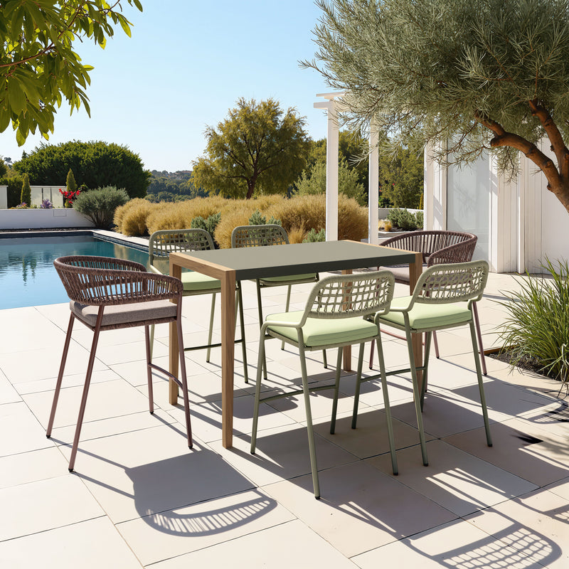 Rio Barstool (Set of 2) Green