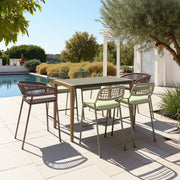 Skye Barstool (Set of 2) Brown