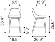 Piccolo Counter Stool Yellow