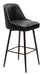 Keppel Swivel Barstool Black & Bronze