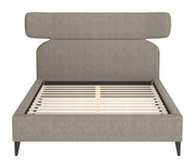 Dusa Queen Bed Olive Brown