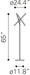 Garza Floor Lamp Brass
