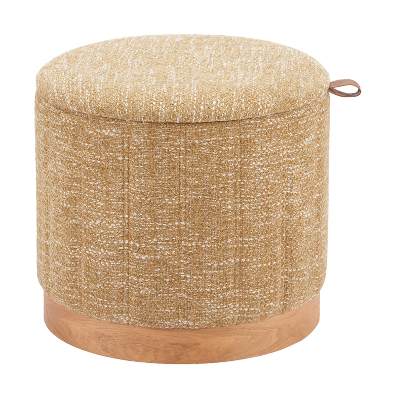 Fije Storage Ottoman Oat Yellow