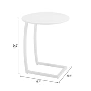 Noga End Table White