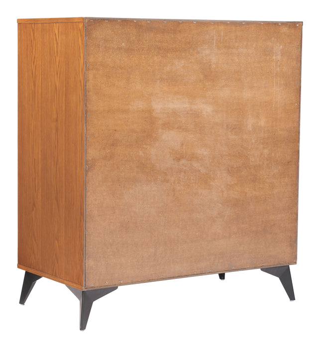 Zarif Chest Black & Walnut